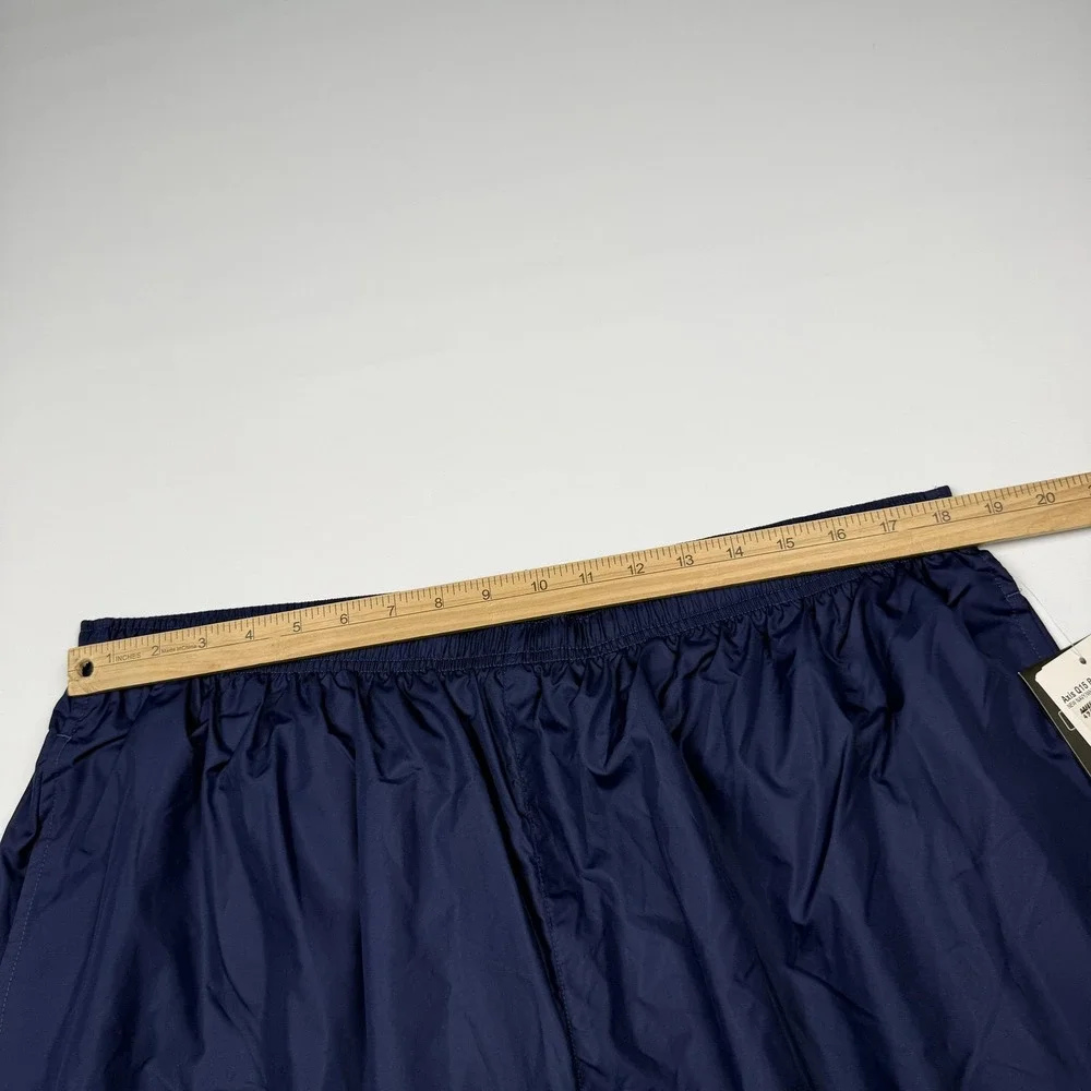 Y2K Adidas ClimaProof Wind Pants Mens 2XL Blue Track Elastic Waist Lined